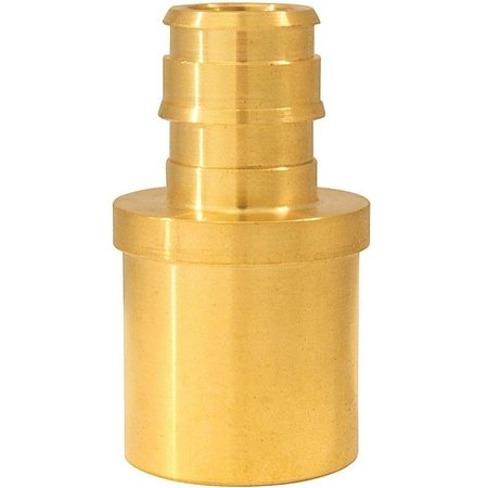 APOLLO Valves ExpansionPEX Series Reducing Pipe Adapter, 12 x 34 in, Barb x Male Sweat, Brass EPXMS1234